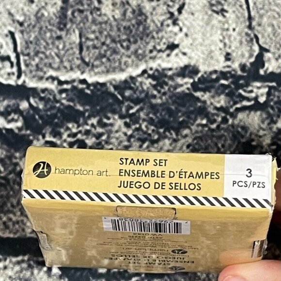 Hampton Art 3 Piece Stamp Set  Best Wishes With Love On Your Special Day VW0144 - Picture 2 of 7